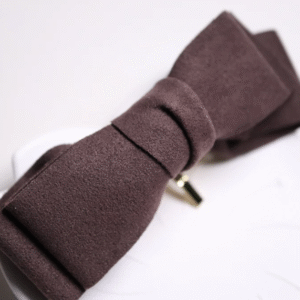 麂皮蝴蝶結hair cuff